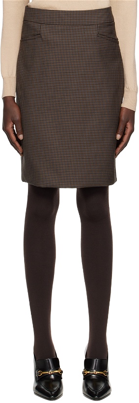 Photo: Ernest W. Baker SSENSE Exclusive Brown Midi Skirt