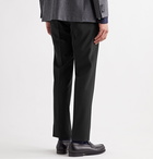 CANALI - Slim-Fit Super 120s Wool Trousers - Black