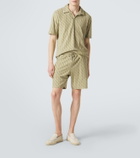 Frescobol Carioca Augusto jacquard terry Bermuda shorts
