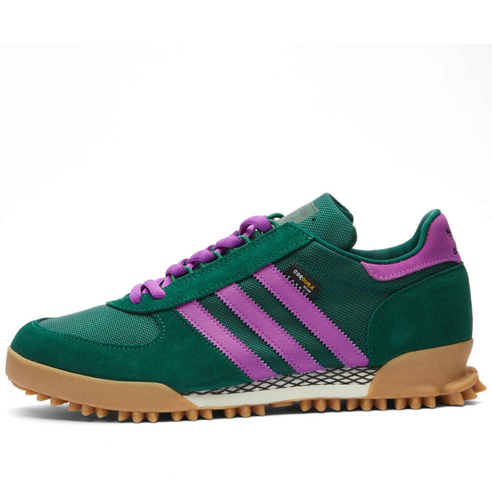 Adidas Collegiate Green/Shock in Men\'s Marathon Purple/Dark Green adidas TR Sneakers