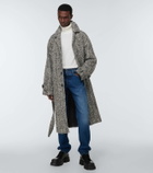 Ami Paris Belted wool-blend coat