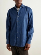 De Petrillo - Cotton-Chambray Shirt - Blue