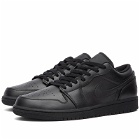 Air Jordan Men's 1 Low Sneakers in Black