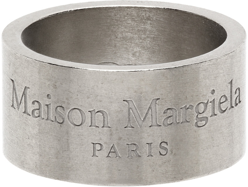 Maison margiela silver 2025 logo ring