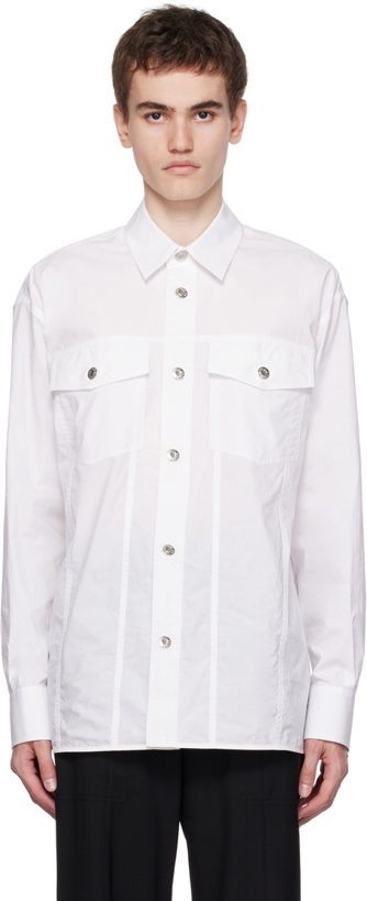 Photo: Helmut Lang White Trucker Shirt