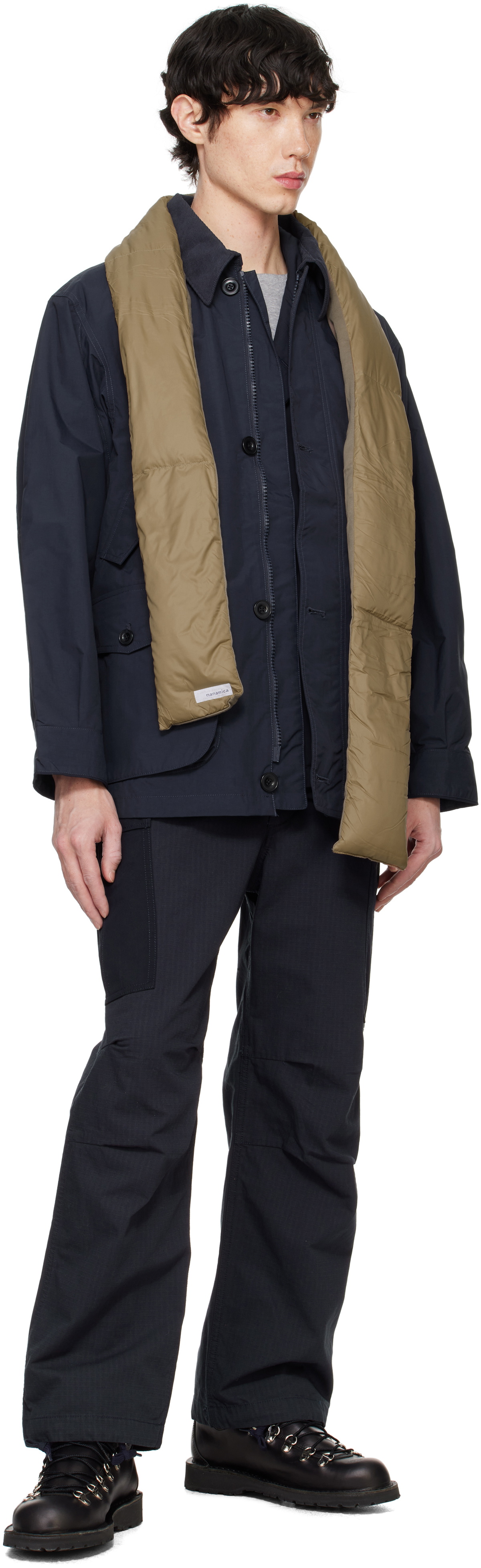 nanamica Navy 2L PERTEX UNLIMITED Field Jacket Nanamica