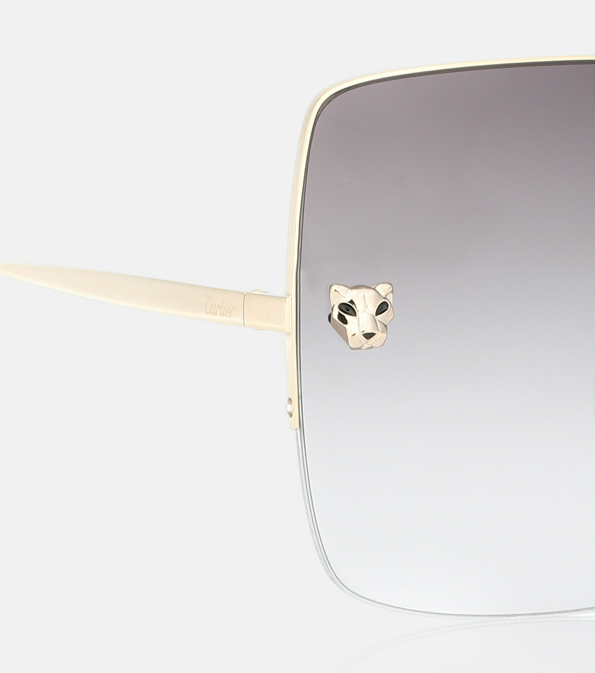 PANTHÈRE GEOMETRIC SUNGLASSES CT0637S IN METAL AND ACETATE main image 1