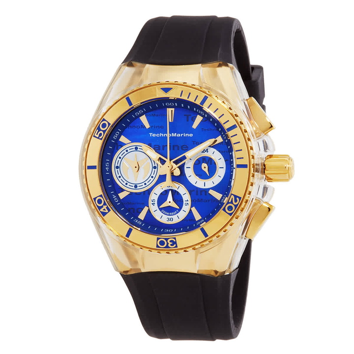 Photo: Technomarine Cruise Chronograph Quartz Blue Dial Ladies Watch TM-120031