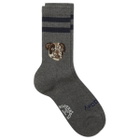 Rostersox Dog Socks in Grey