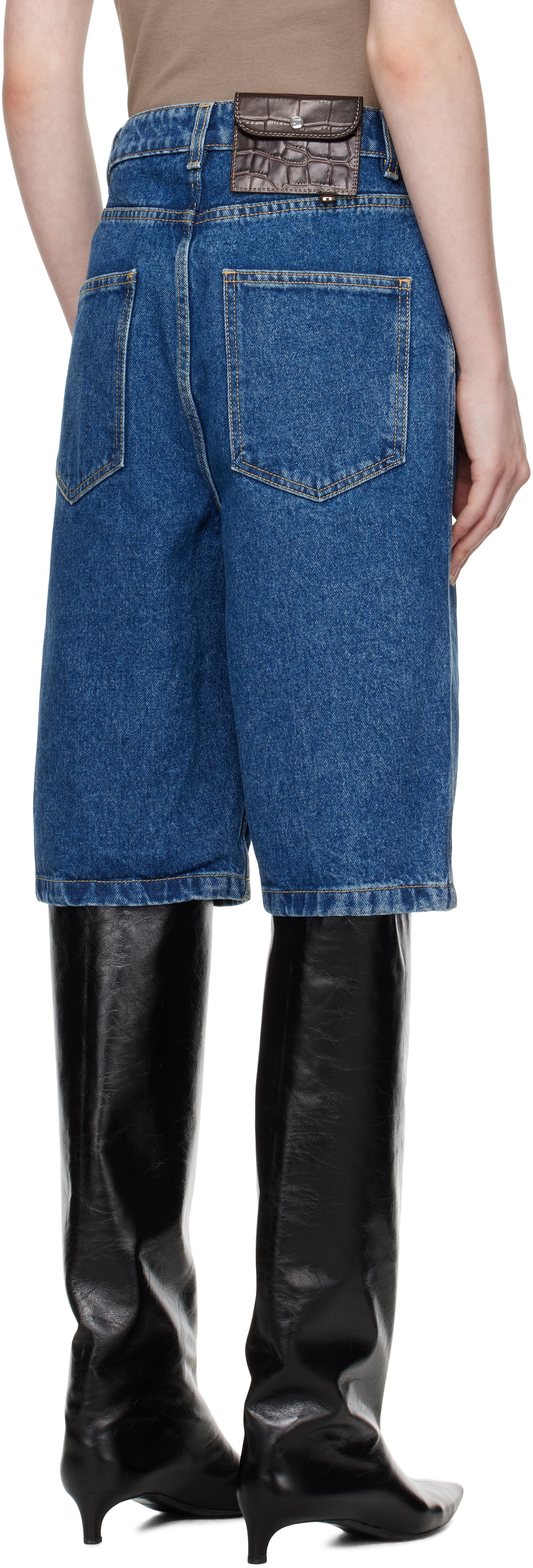 Saks Potts Blue Dani Denim Shorts