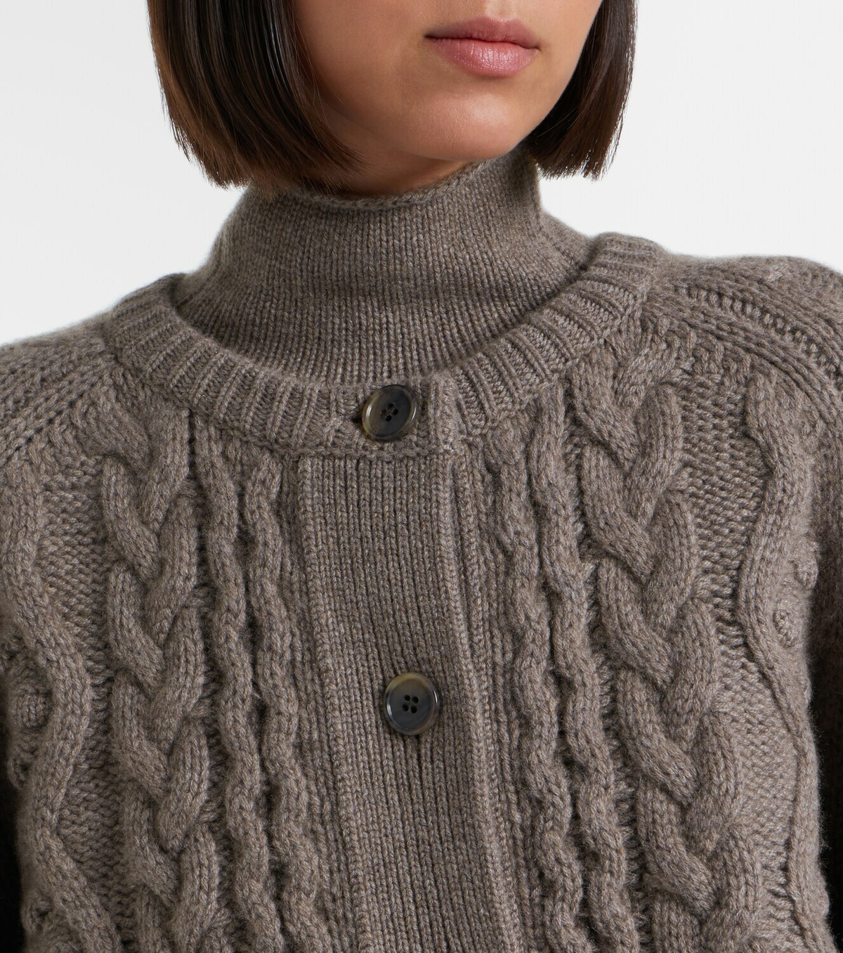 Lisa Yang Winroe cable-knit cashmere cardigan