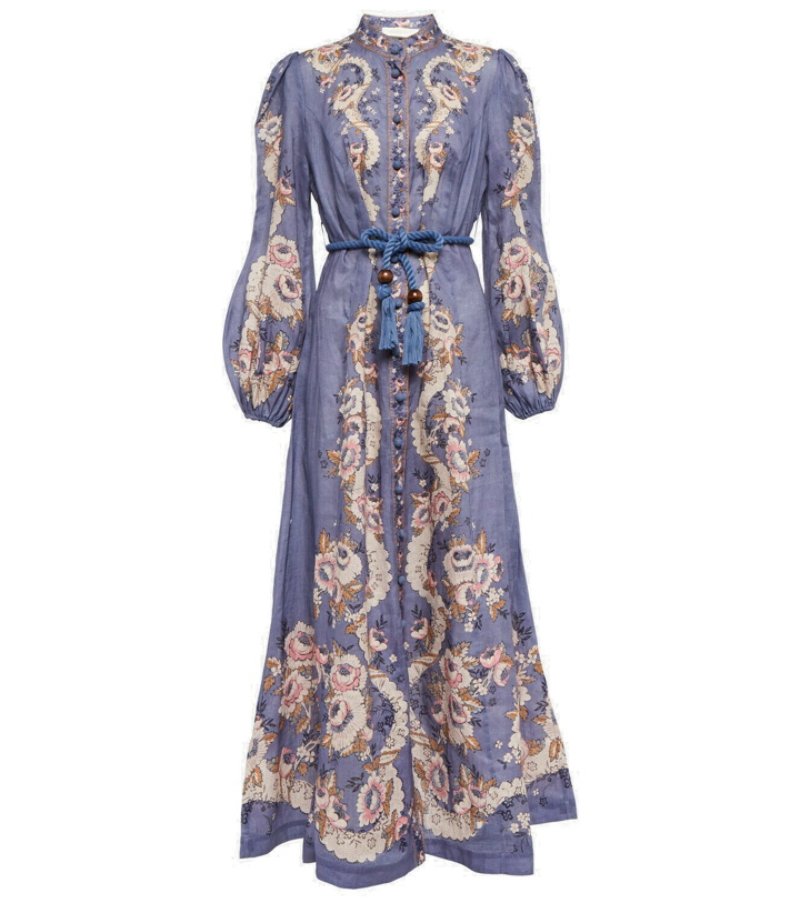 Photo: Zimmermann - Vitali printed linen maxi dress