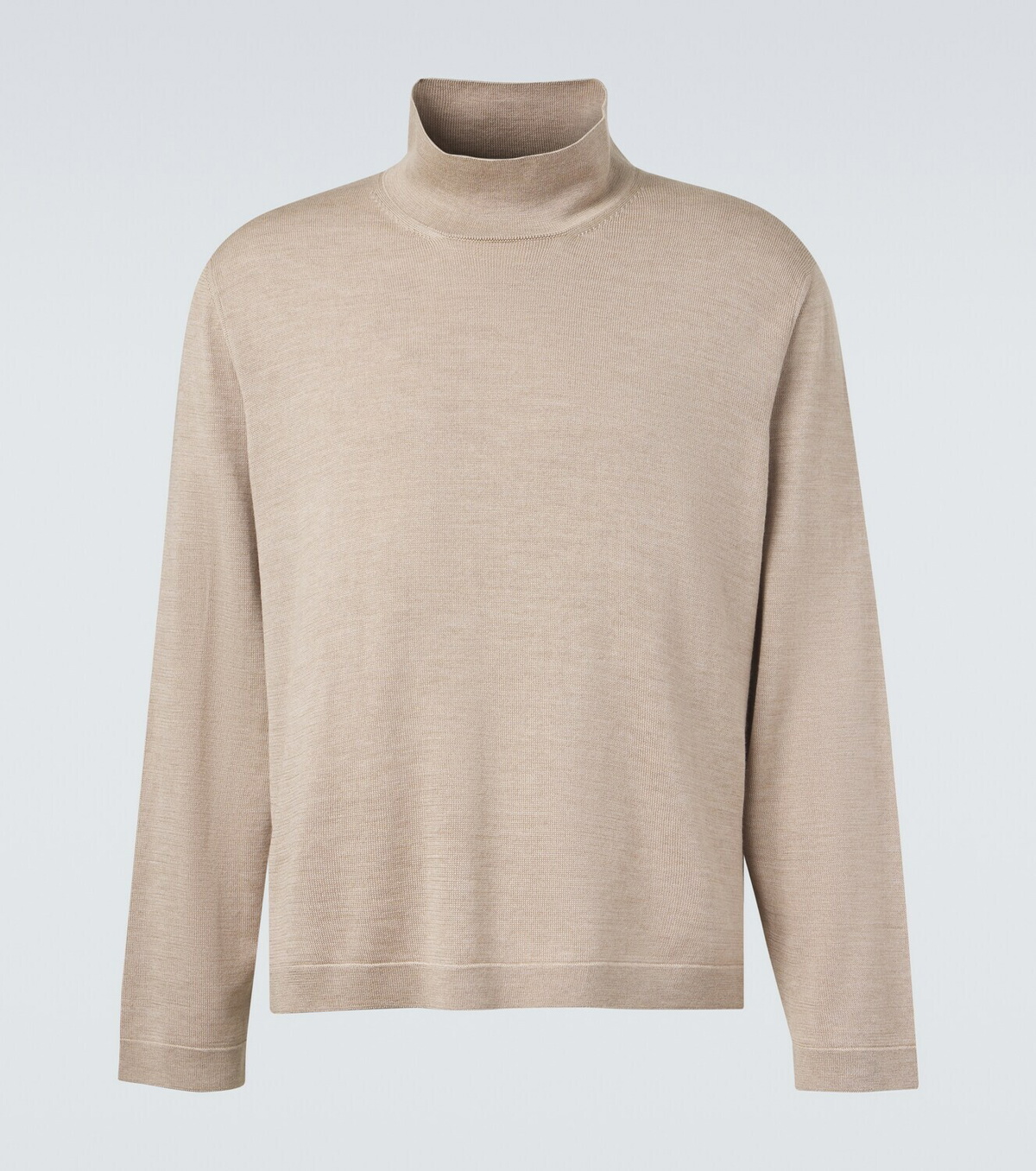 Stòffa Wool and silk turtleneck sweater