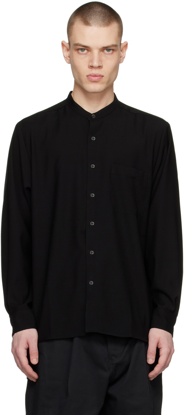 SOPHNET. Black Button Up Shirt