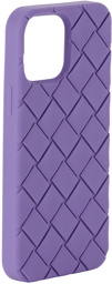 Bottega Veneta Purple Intreccio iPhone 13 Pro Max Case