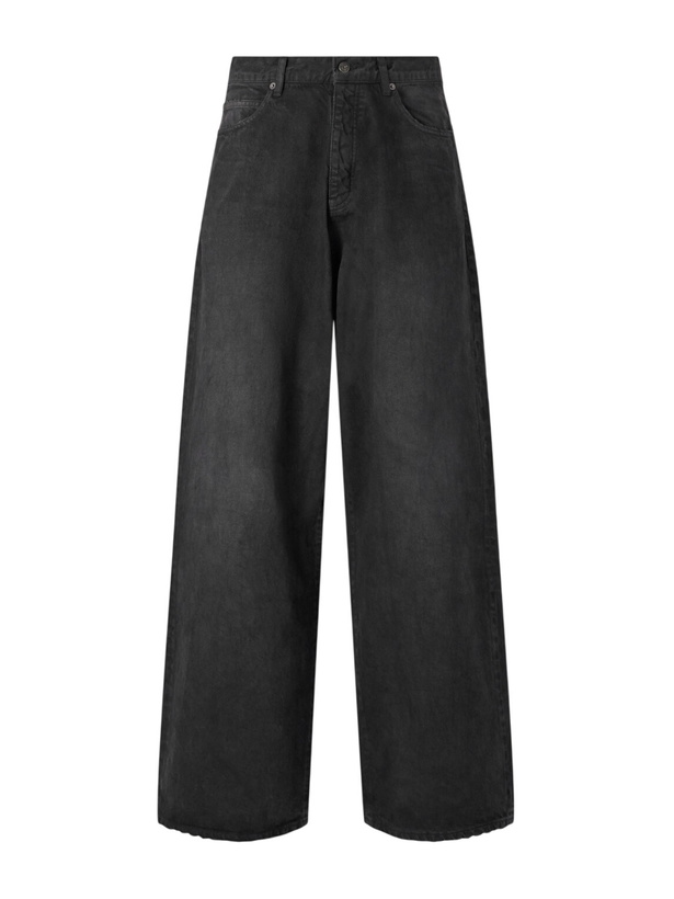 Photo: Balenciaga - Wide Leg Jeans - Black