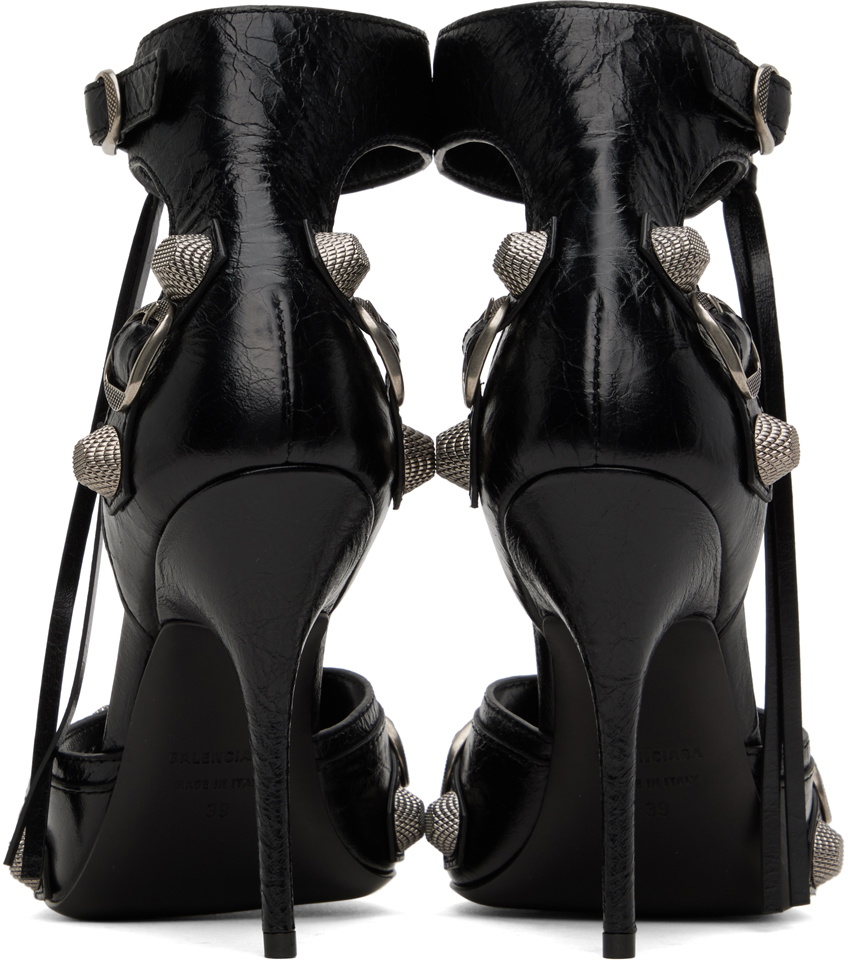 シューズ・サンダルその他 BALENCIAGA Woman Heeled sandals Black 828095WAD4Y 1080 Balenciaga Black Cagole Heeled Sandals Balenciaga