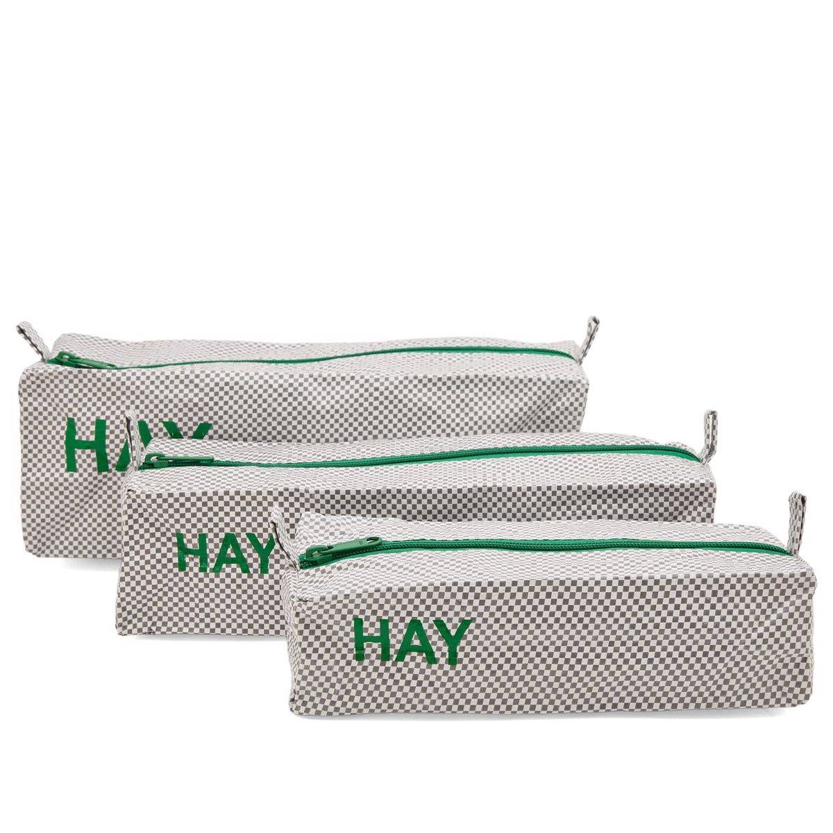 HAY Candy Mono Wash Bag - Box Set of 3 in Grey 