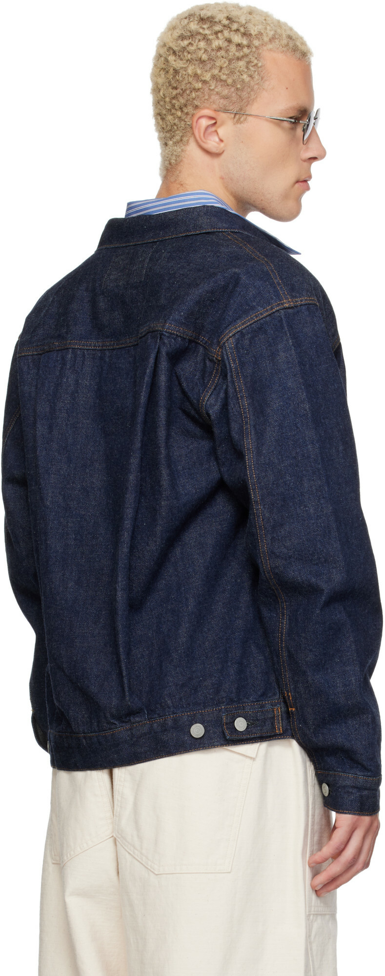 Ordinary Fits Navy 2nd Type Denim Jacket