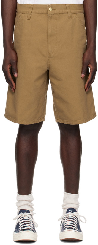 Photo: Carhartt Work In Progress Brown Single Knee Shorts