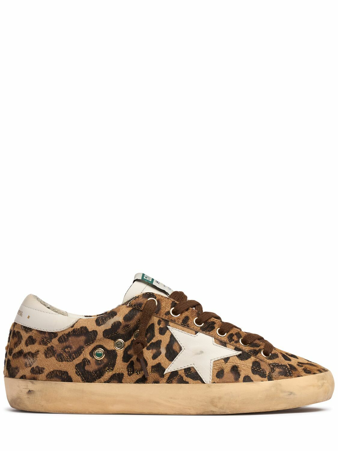 GOLDEN GOOSE 20mm Super-star Pony Hair Sneakers Golden Goose