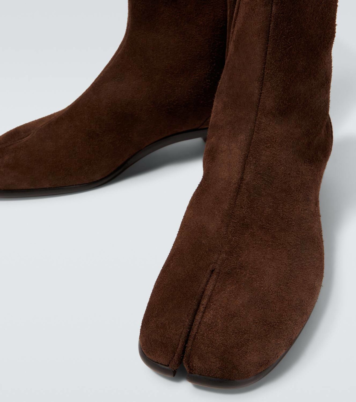 Maison Margiela Tabi suede ankle boots