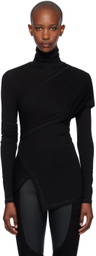 Helmut Lang Black Protection Turtleneck
