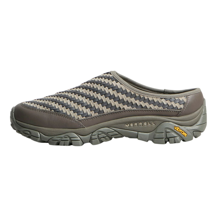 Photo: Merrell Men's 1TRL Moab 2 Slide LTR Woven in Talus/Diorite