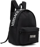 Versace Jeans Couture Black Range Iconic Logo Backpack