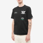 Men's AAPE Street Baseball Number T-Shirt in Black