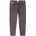 Craig Green Men's Embroidered Pocket Jean in Charcoal Grey