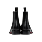 Christian Louboutin Black Leather Angloman Chelsea Boots