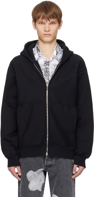 Photo: FORMA Black Zip-Up Hoodie