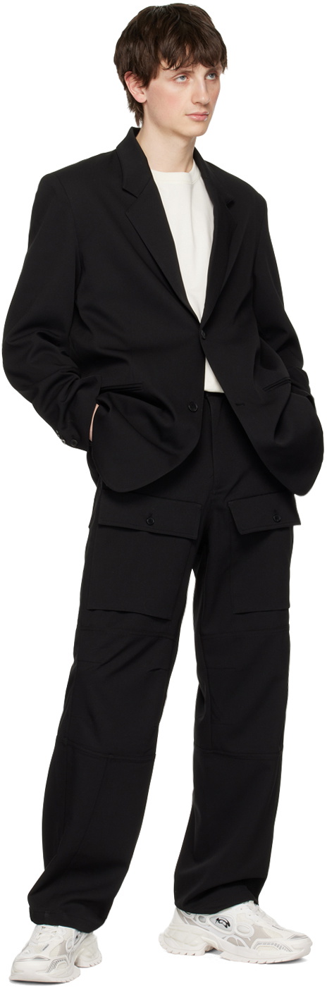 The Frankie Shop Black Grant Blazer