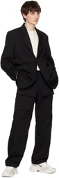 The Frankie Shop Black Grant Blazer