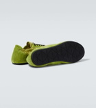 Prada Elastic Collapse Re-Nylon and suede sneakers