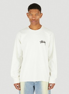 How We're Livin' Long Sleeve T-Shirt in White