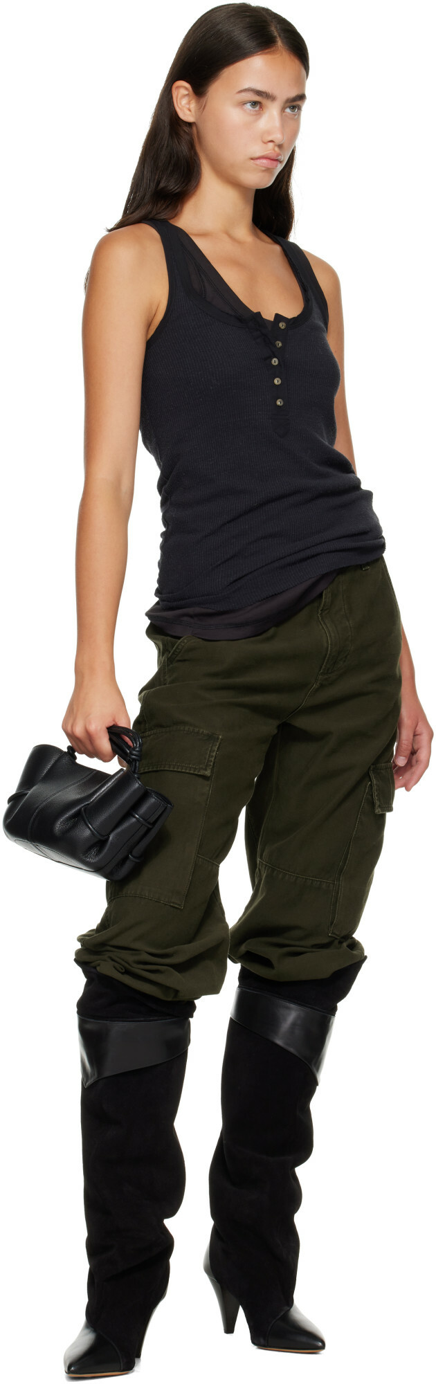 HEREU Black Arta Mini Bag