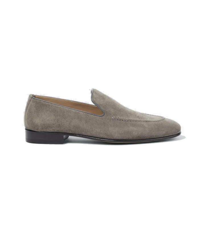 Photo: Manolo Blahnik Truro suede loafers