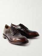 Officine Creative - Temple Leather Derby Shoes - Brown