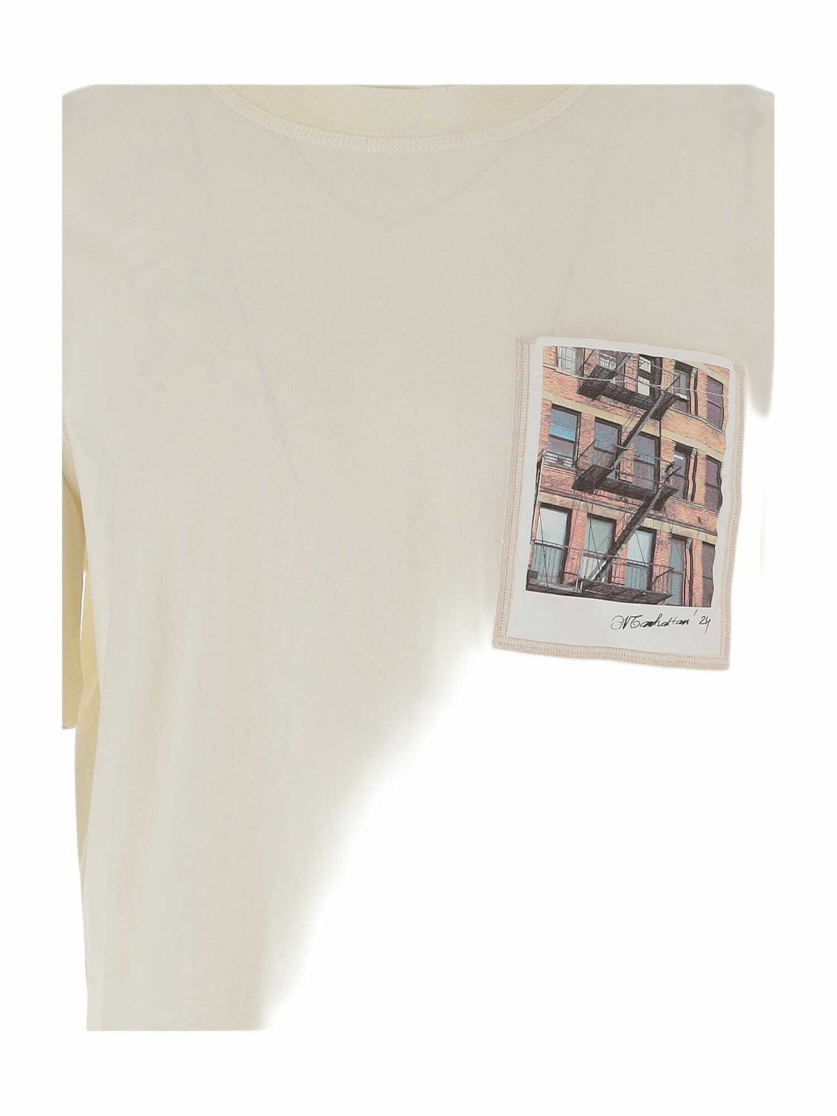Helmut Lang Cotton Postcard T-shirt With Print