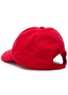 Damson Madder Smiley Cotton cap - Red - One Size