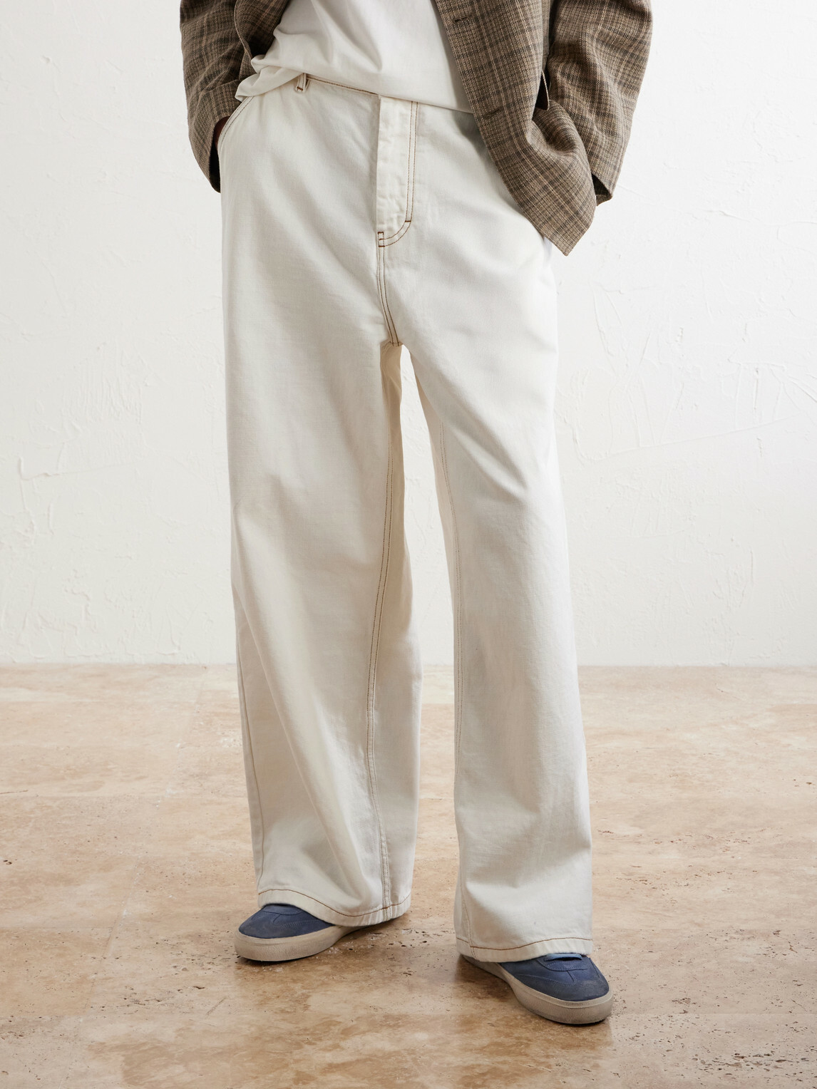 Golden Goose - Soul Star Leather-Trimmed Suede Sneakers - Blue