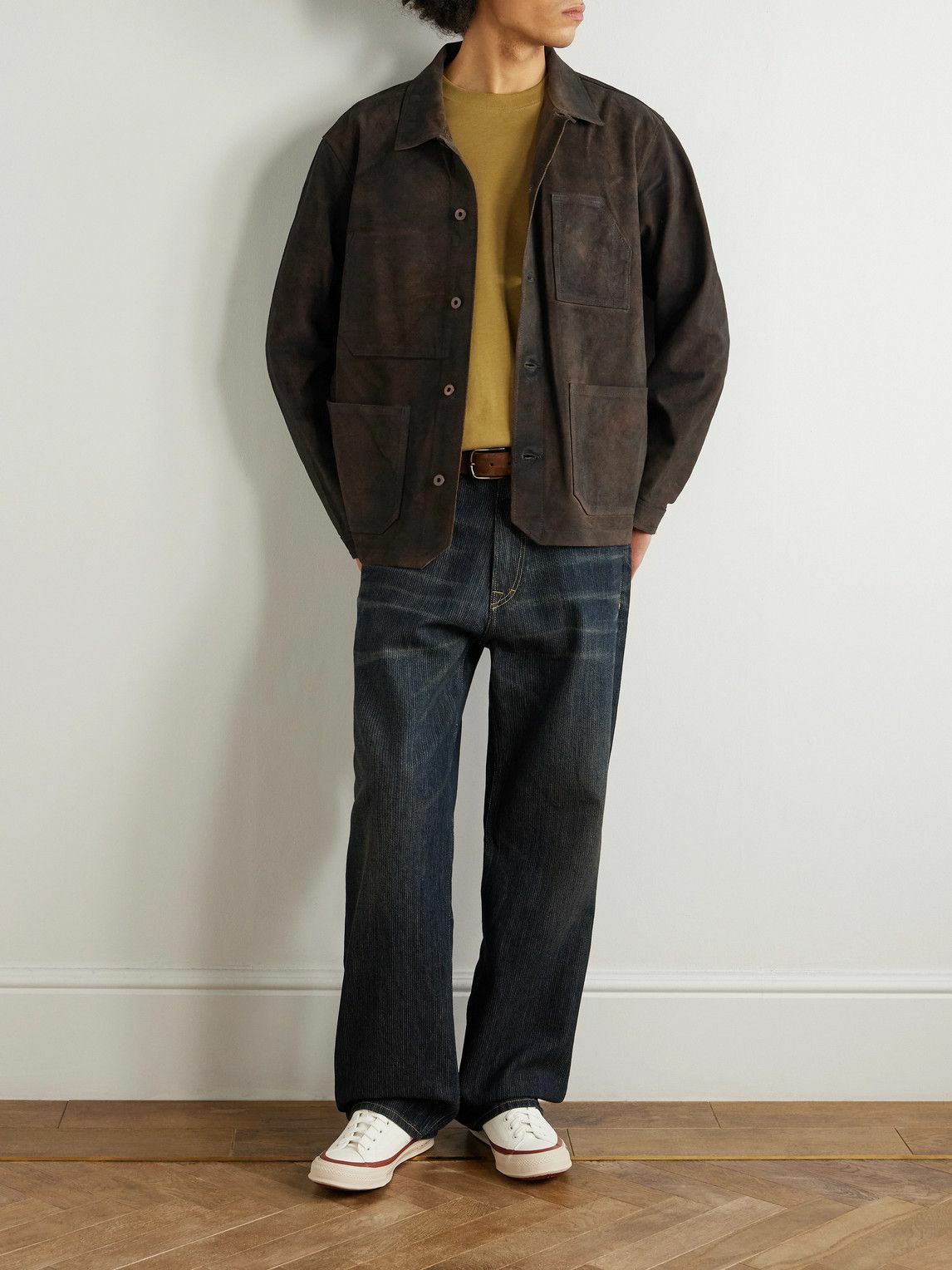RRL - Kenmare Suede Jacket - Brown