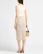 Peserico Womens Midi skirt in Beige
