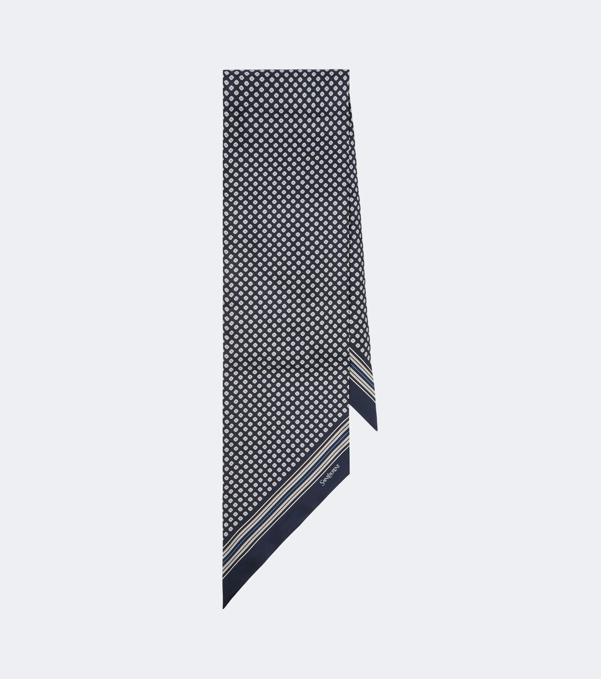 Saint Laurent Silk jacquard scarf