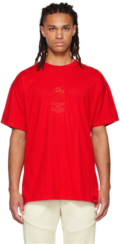 Photo: Nike Red AF1 40th Anniversary T-Shirt