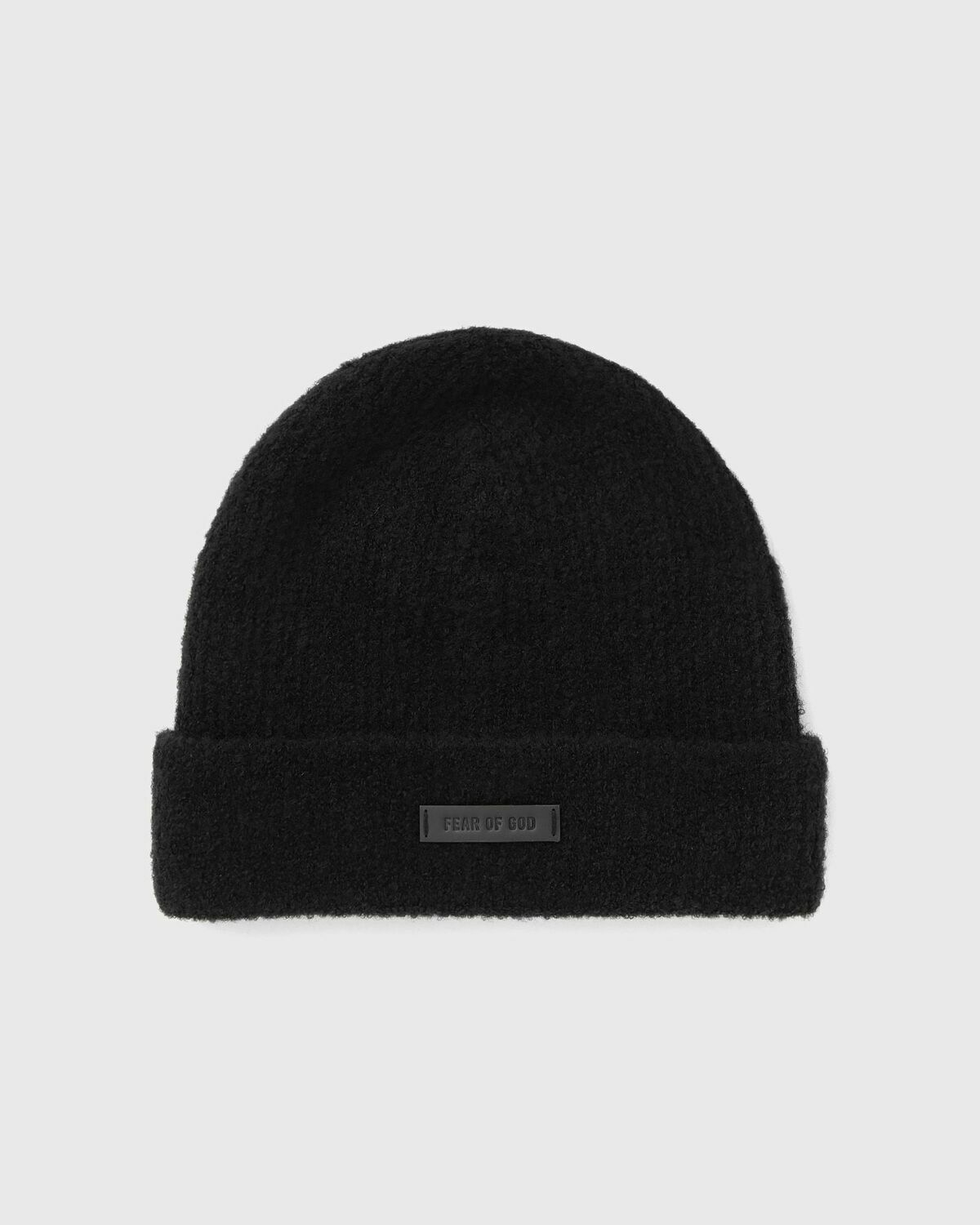Fear of God BOUCLE KNIT BEANIE Black Mens Beany