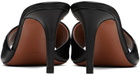 ALAÏA Black Oeillets Mules