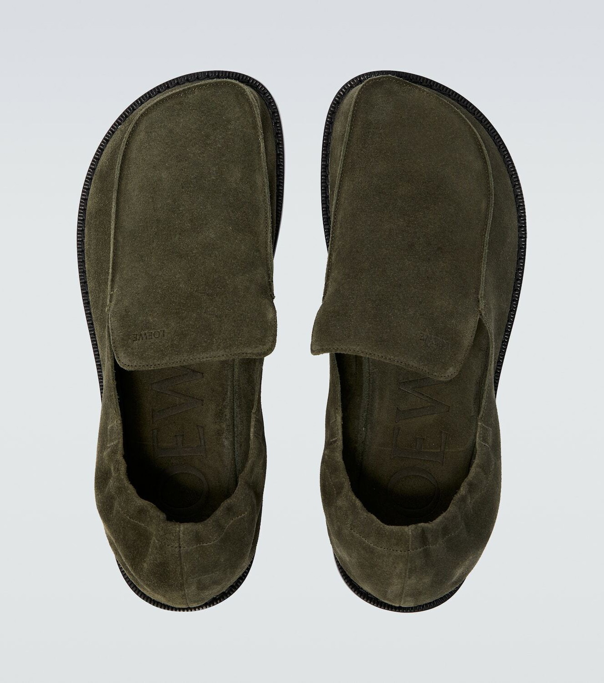 Loewe Flex suede loafers